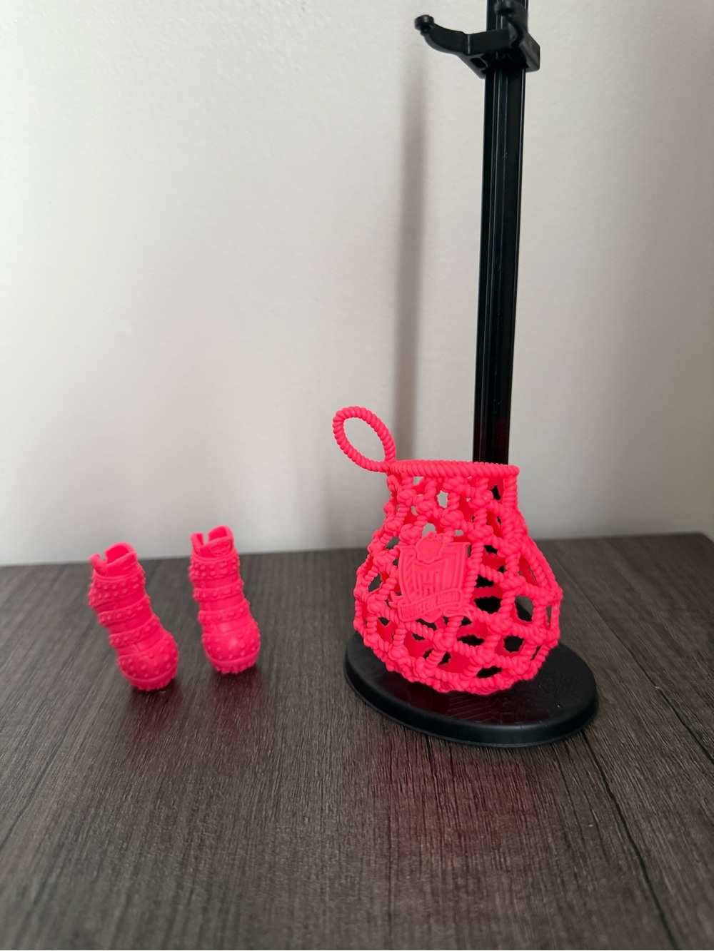 Monster High G1 Ghoul Sports Toralei Stripe Shoes & Net Bag Lot 🐯⚽